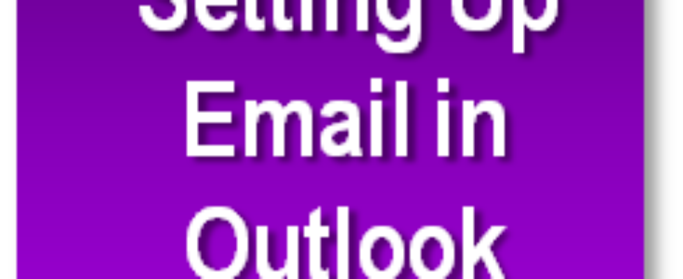 Setting Up Email in Outlook website graphic