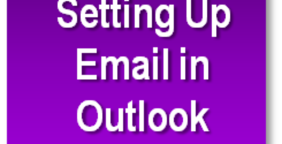 Setting Up Email in Outlook website graphic