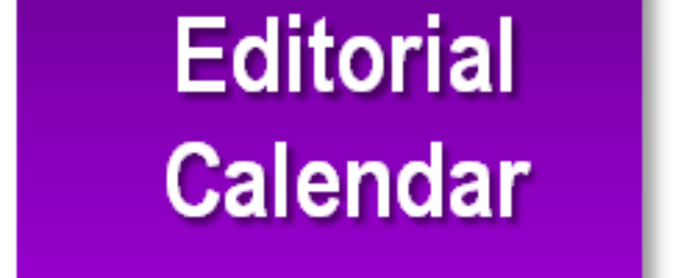 Editorial Calendar